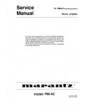 Сервисная инструкция Marantz PM-42