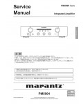 Сервисная инструкция Marantz PM-5004