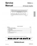 Сервисная инструкция Marantz PM-580A, PM-580AVKMKII