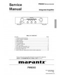 Сервисная инструкция MARANTZ PM-6003