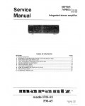 Сервисная инструкция Marantz PM-63, PM-65