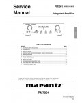 Сервисная инструкция Marantz PM-7001