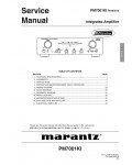 Сервисная инструкция Marantz PM-7001KI