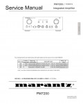 Сервисная инструкция Marantz PM-7200