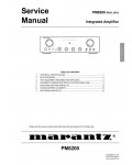 Сервисная инструкция Marantz PM-8200