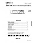 Сервисная инструкция Marantz PMD-351