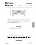 Сервисная инструкция Marantz PMD-511G