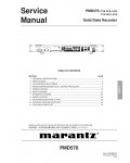 Сервисная инструкция Marantz PMD-570