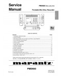 Сервисная инструкция Marantz PMD-650