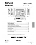 Сервисная инструкция Marantz PMD-670