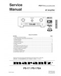 Сервисная инструкция Marantz PS-17, PS-17A