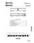 Сервисная инструкция Marantz PS-2100