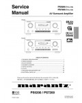 Сервисная инструкция Marantz PS-5200, PS-7200