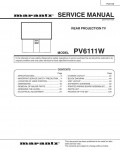 Сервисная инструкция Marantz PV-6111W