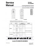 Сервисная инструкция Marantz RC-2000, RC-2000MKII