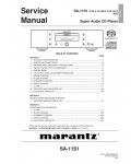 Сервисная инструкция Marantz SA-11S1