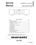 Сервисная инструкция Marantz SA-15S2