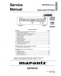 Сервисная инструкция Marantz SA-7001KI