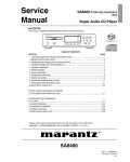 Сервисная инструкция Marantz SA-8400