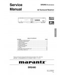 Сервисная инструкция Marantz SR-2400