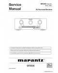 Сервисная инструкция MARANTZ SR-5006 V2