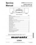 Сервисная инструкция Marantz UD-8004