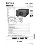 Сервисная инструкция Marantz VP-10S1