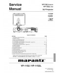 Сервисная инструкция MARANTZ VP-11S2, 11S2L