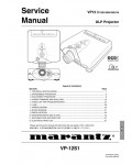 Сервисная инструкция Marantz VP-12S1