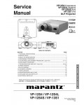 Сервисная инструкция Marantz VP-12S4, VP-13S1