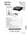 Сервисная инструкция Marantz VP-15S1, VP-15S1L