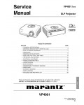 Сервисная инструкция Marantz VP-4001