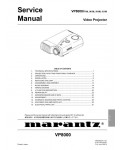 Сервисная инструкция Marantz VP-8000