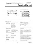 Сервисная инструкция Clarion PT-3053U, 3054J