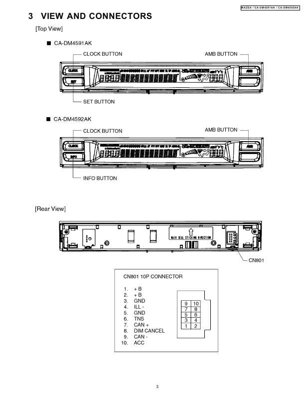 Сервисная инструкция PANASONIC CA-DM4591AK