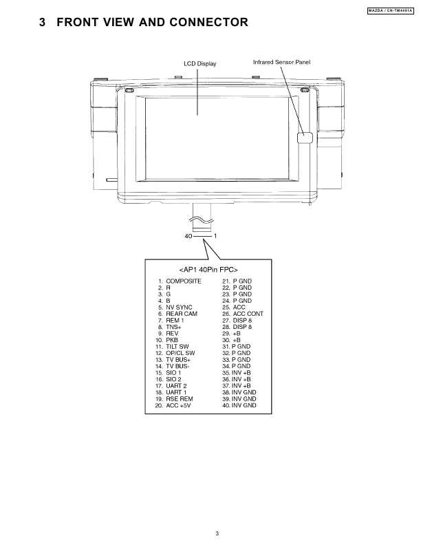 Сервисная инструкция PANASONIC CN-TM4491A