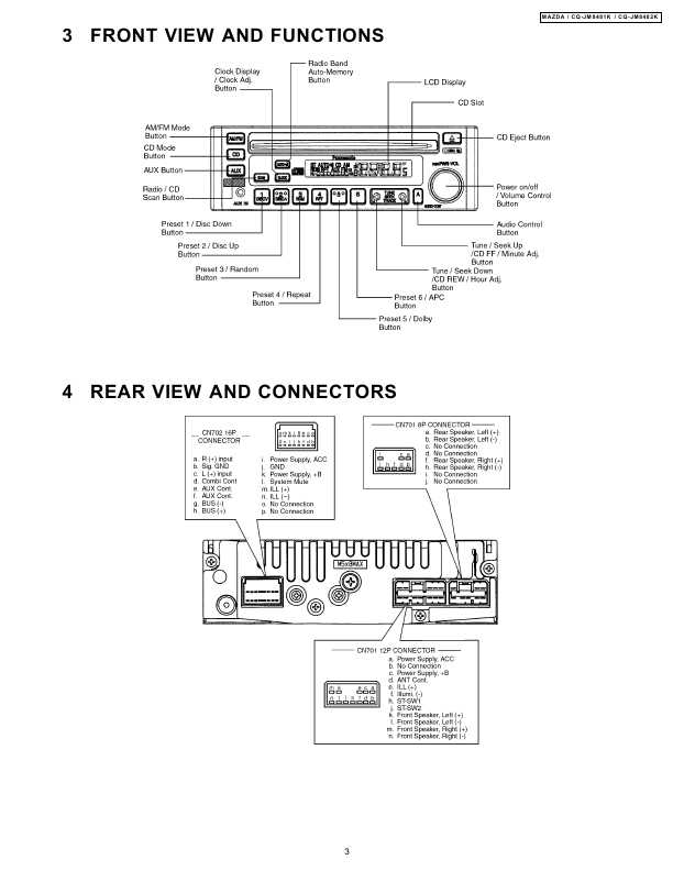 Сервисная инструкция PANASONIC CQ-JM8481K, CQ-JM8482K