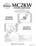 Сервисная инструкция MCINTOSH MC2KW
