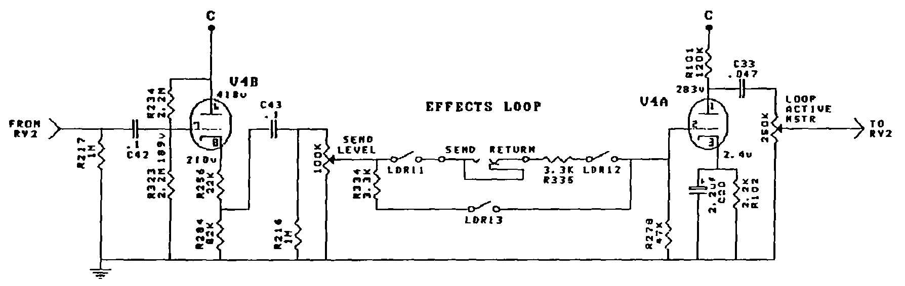 Схема Mesa Boogie DUAL RECTIFIER