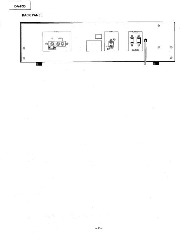 Сервисная инструкция Mitsubishi DA-F30