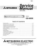 Сервисная инструкция Mitsubishi DD-6050