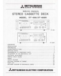 Сервисная инструкция Mitsubishi DT-4550, DT-4550S