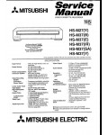 Сервисная инструкция MITSUBISHI HS-M27, HS-M37