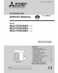 Сервисная инструкция Mitsubishi MUZ-FD25VABH, MUZ-FD35VABH, MUZ-FD50VABH