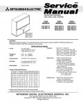 Сервисная инструкция MITSUBISHI VS-55411, VS-65411, VS-73411