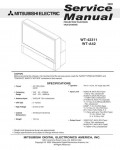 Сервисная инструкция MITSUBISHI WT-42311, WT-A42, VK20