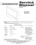 Сервисная инструкция Mitsubishi WT-42313, WT-42413, K20 chassis