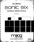 Сервисная инструкция Moog SONIC SIX