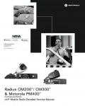 Сервисная инструкция Motorola RADIUS-CM200, CM300, PM400