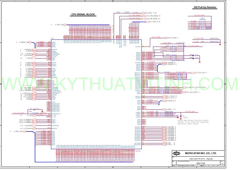 Схема MSI MS-7133